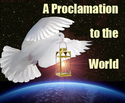 a proclamation to the world
